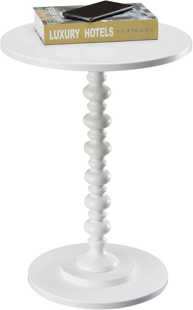 Convenience Concepts Palm Beach Spindle 17.75" Traditional Round End Living Room - Image 4
