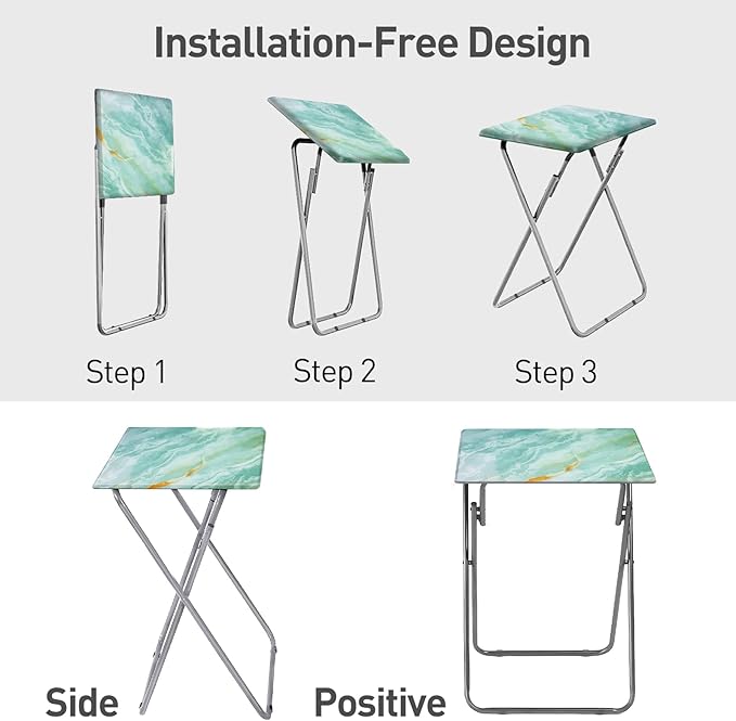 Garden 4 you Folding TV Tray Table, TV Dinner Table - Image 3