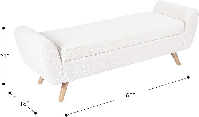 HomePop Modern Storage Bench - Image 3