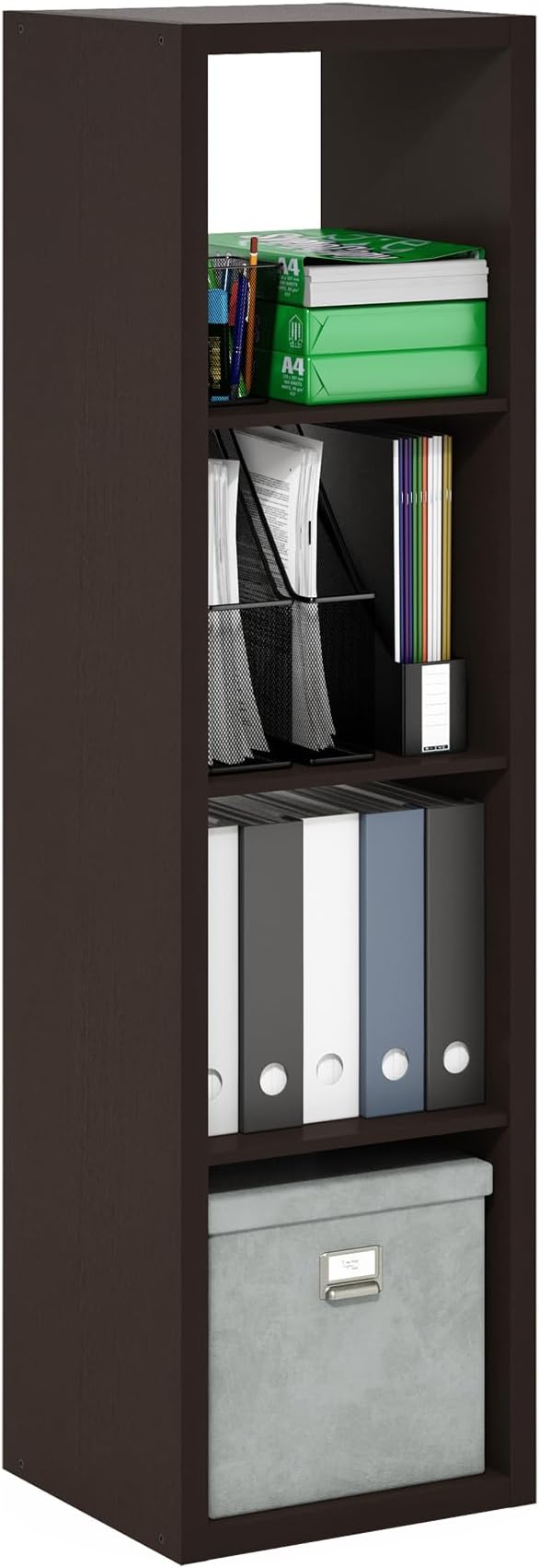 Furinno Cubicle Open Back Decorative Verticle Cube Storage Organizer by Furinno-FitsYourSpaceFitsYourBudget