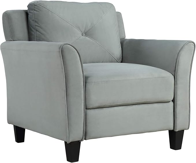 3 Pieses Modern Living Room Sofa Sets Polyester Blend Button Tufted Sofa&Couch - Image 6