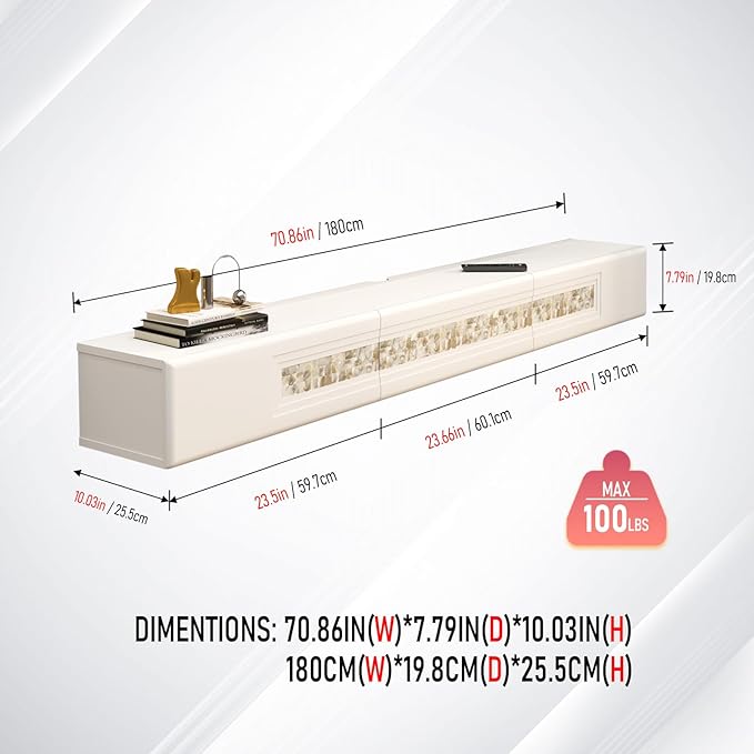 Pmnianhua Floating TV Stand - Image 2