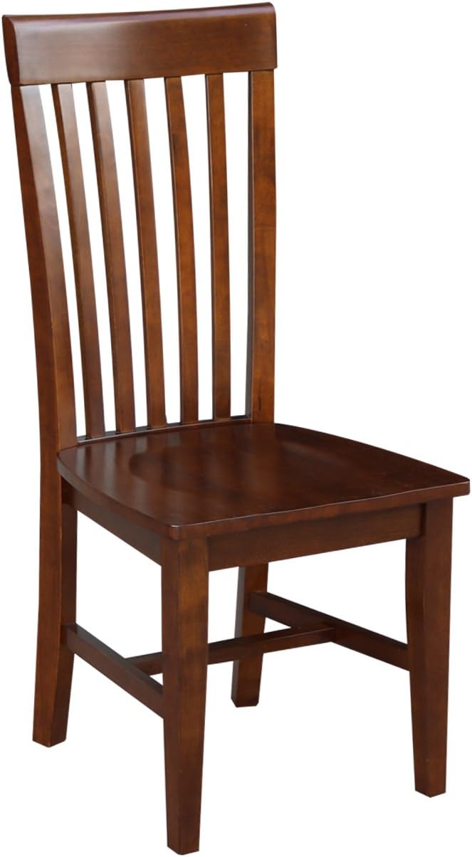 IC International Concepts, Set of Two Tall Mission Dining Chairs, 225lbs wt - Image 7