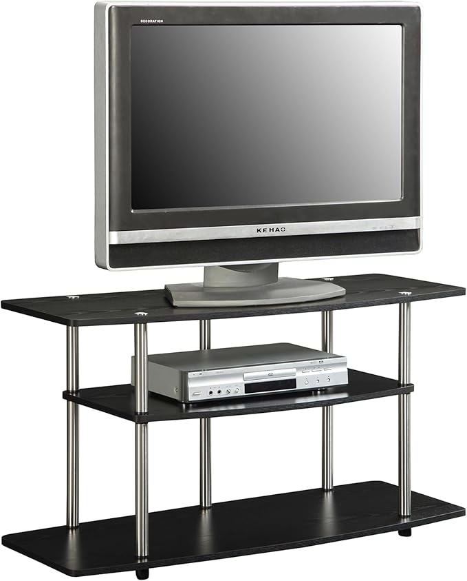 Convenience Concepts Designs2Go No Tools 46 inch 3 Tier Wide TV Stand - Image 5