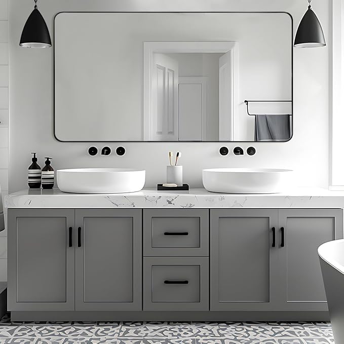 ANDY STAR Black Bathroom Mirrors by ANDYSTAR
