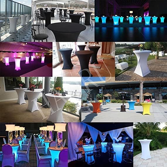 2.63'Bar Height Cocktail Table, All Bistro Folding Bar Height Table - Image 7