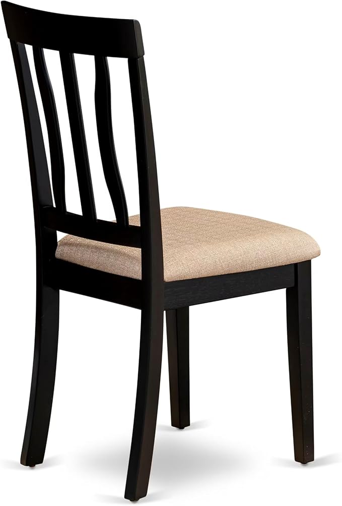 East West Furniture QUAN5-BCH-C 5 Piece Kitchen Table Set - Image 10