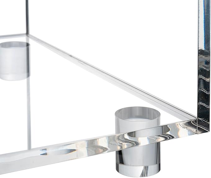 MyGift 3 Tier Clear Acrylic Table, Accent Furniture - Image 7