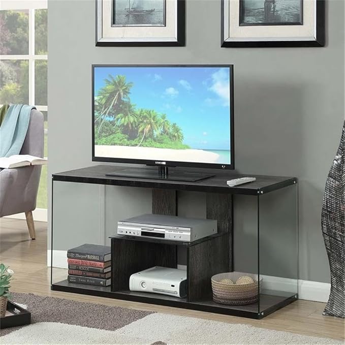 Convenience Concepts SoHo TV Stand, Weathered Gray - Image 2