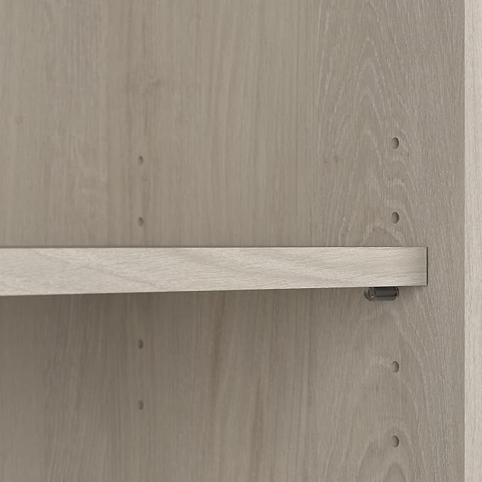 Bush Furniture Cabot Tall 5 Shelf Bookcase | Large Open Bookshelf in Linen - Image 8
