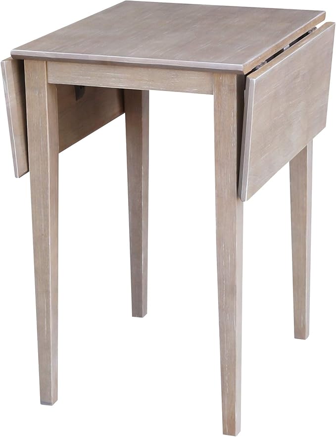 IC International Concepts, Solid Wood Small Drop Leaf Dining Table, Solid Real - Image 12