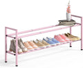 Bumusty 2-Tier Long Expandable Shoe Rack by Bumusty