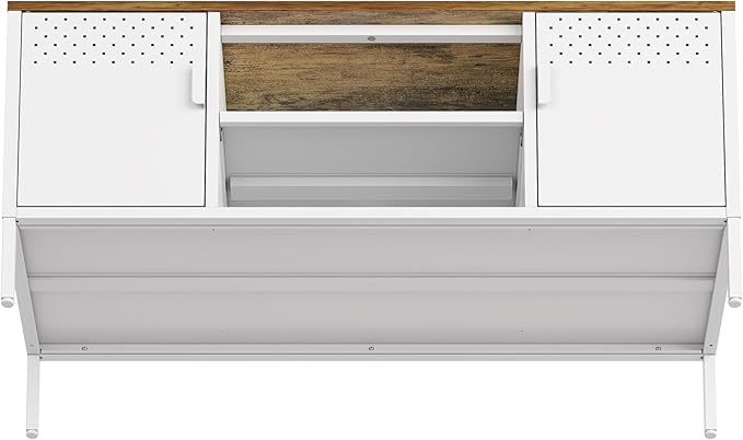 Manhattan Comfort Landen 47" Modern Metal TV Stand - Image 12