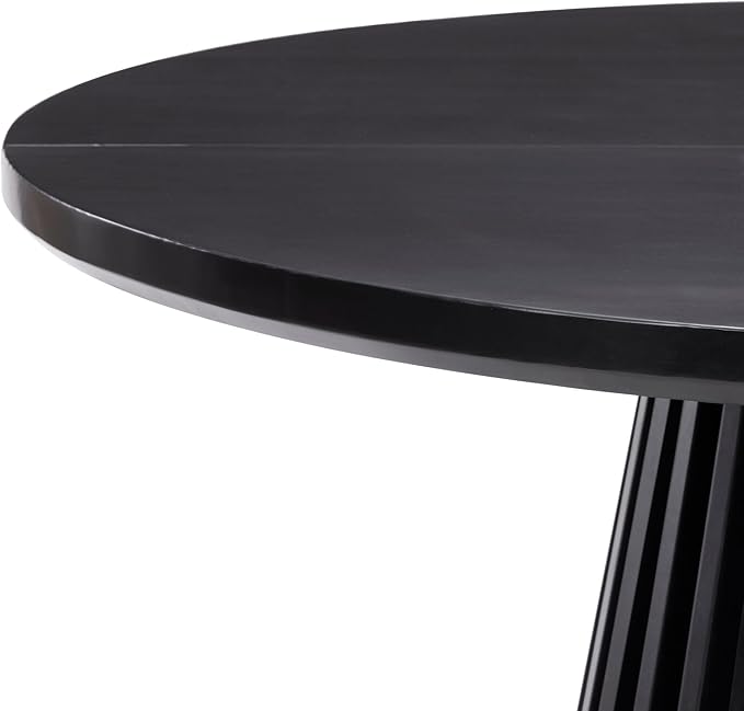 Plank+Beam Lido Round Dining Table, Minimalist Kitchen Table - Image 4