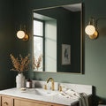 30x40 Inch Gold Bathroom Mirror by LEDLUX