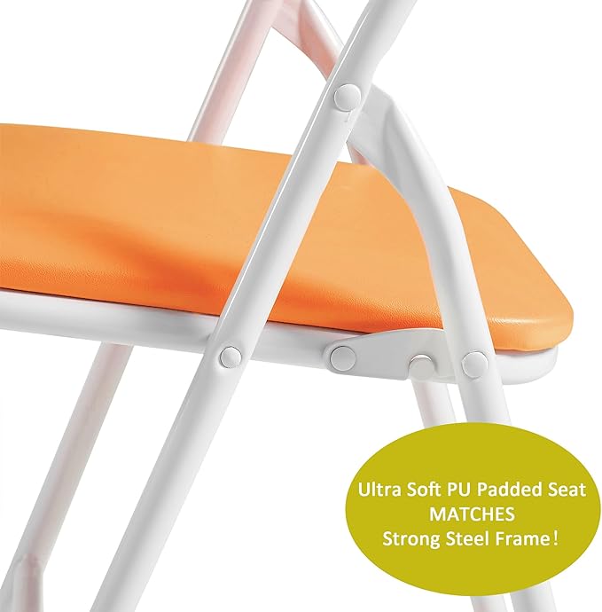 VECELO Kids Folding Activity Table and Chair Set, - Image 4