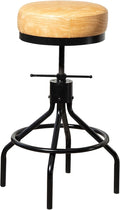Swivel Bar Stools Adjustable Swivel Barstools Modern PU Leather 28inch Round by Unknown