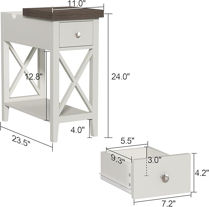 ChooChoo Farmhouse End Table - Image 2