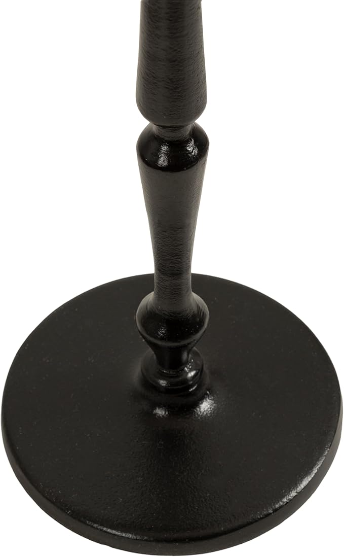 Kate and Laurel Carling Traditional Metal Round Drink Table, Vintage Cast - Image 8