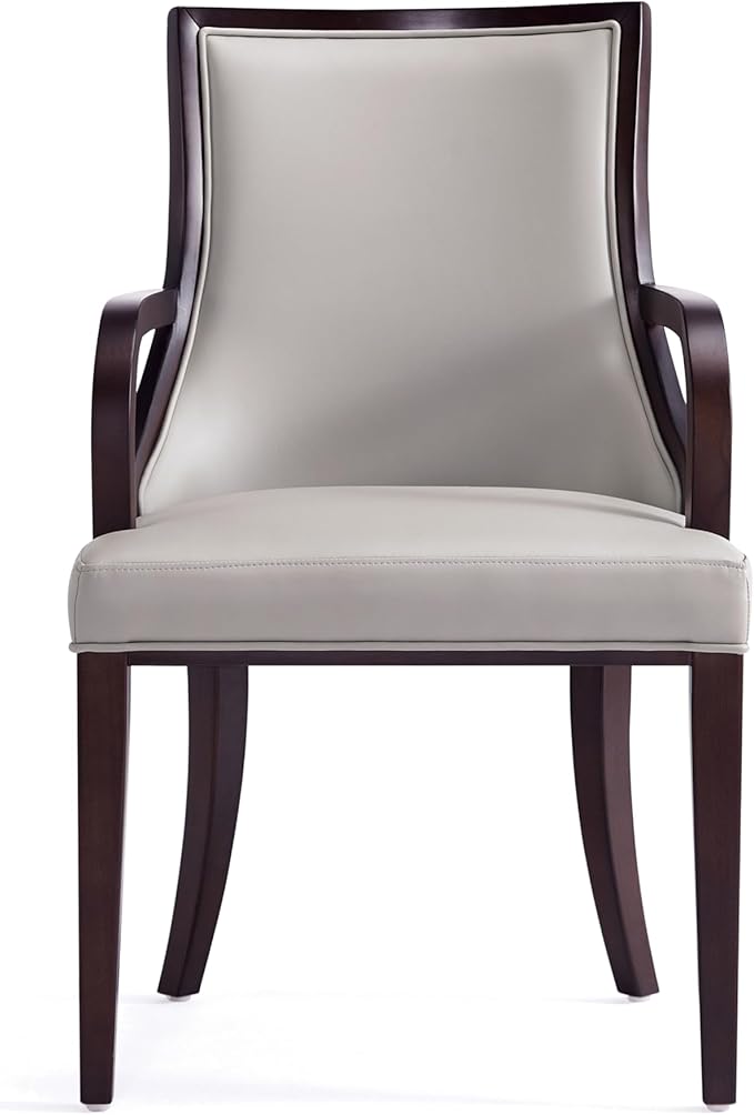 Manhattan Comfort Grand Faux Leather Dining Chairs - Image 6