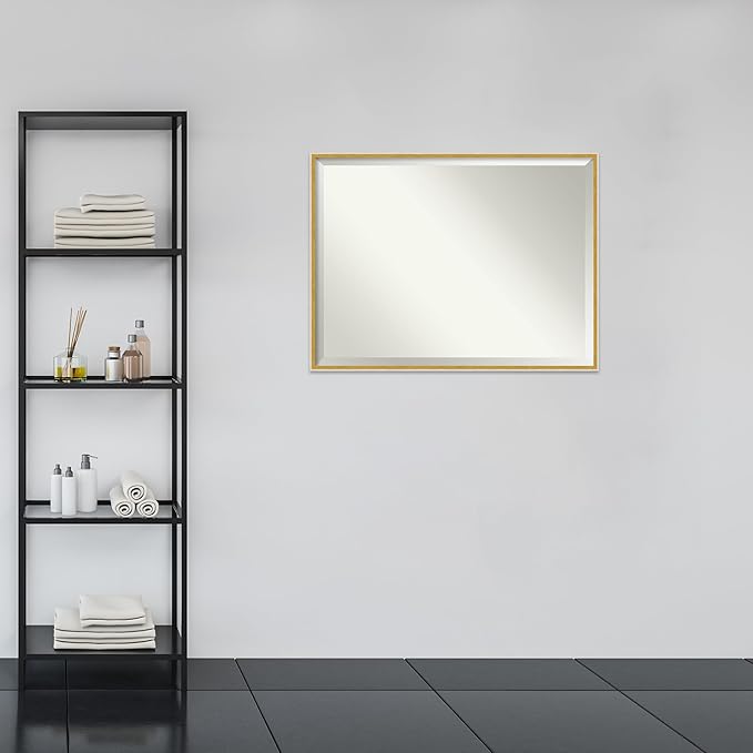 Amanti Art White Bathroom Mirror - Image 5