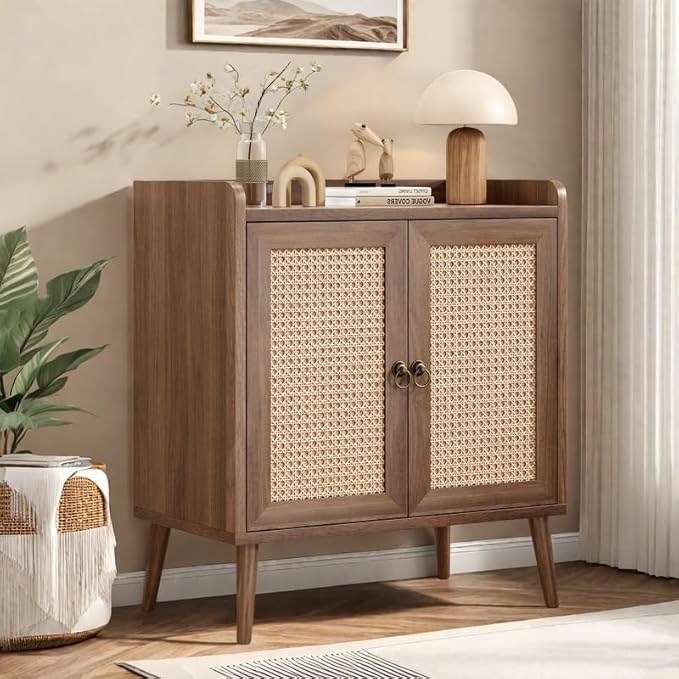 Buffet Cabinet, Rattan Storage Cabinet - Image 5