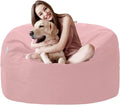 3FT Bean Bag Chair with Ultra Soft Velvet Cover Bean Bag Sofa with Memory Foam by Unknown