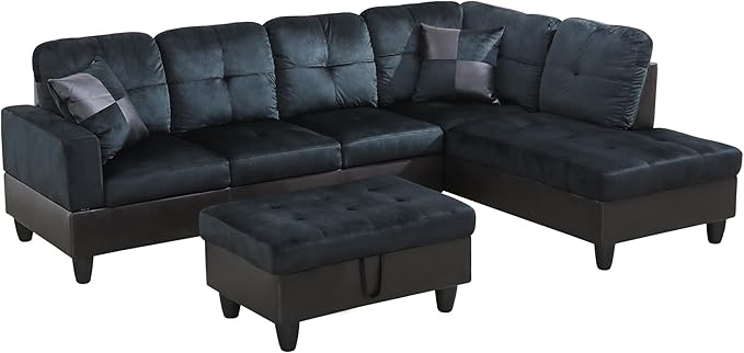NicBex Sectional Couch 3 Pieces Sofa Set - Image 4