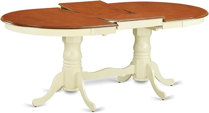 East West Furniture PLQU7-WHI-W 7 Piece Kitchen Table & Chairs Set Consist of - Image 4