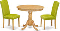 East West Furniture ANEN3-OAK-51 3 Piece Modern Dining Table Set Contains a by EastWestFurniture