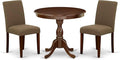 East West Furniture AMAB3-MAH-18 3 Piece Kitchen Table Set by EastWestFurniture