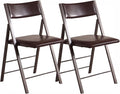 Folding Chairs with Cushion 2 Pack by Unknown