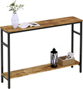 Narrow Console Table, 47 Inch Sofa Table by Timberer