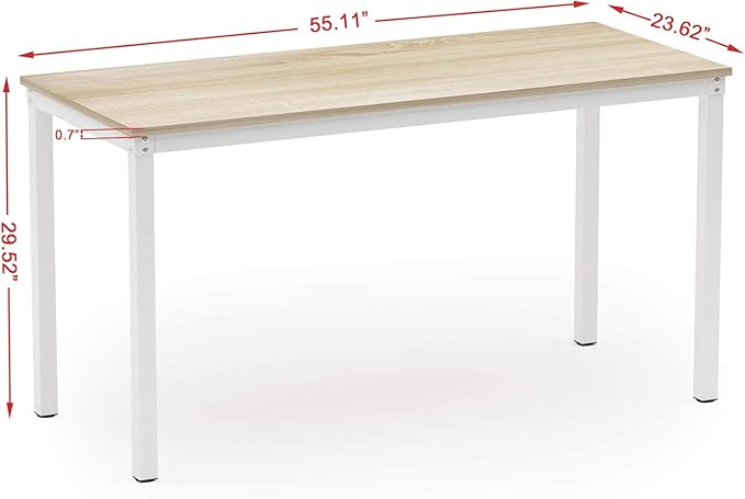 Teraves Computer Desk/Dining Table Office Desk Sturdy Writing Workstation - Image 9