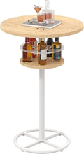 VECELO 36” High Top Bar Table, Sturdy Frame by VECELO
