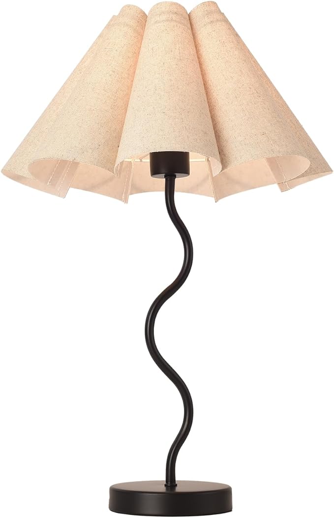 KUNJOULAM Small Table Lamp, Bedside Nightstand Lamp - Image 8