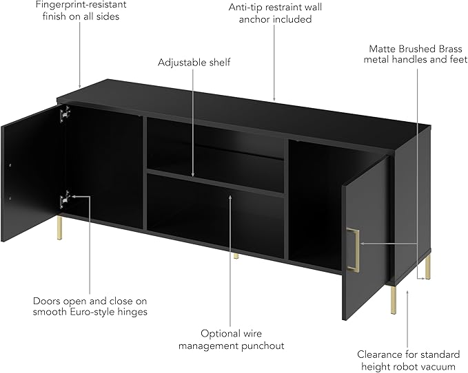 Bush Home Essence 58W TV Stand - Image 6