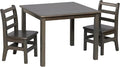 ECR4Kids 30in x 30in Square Hardwood Table and Chair Set, 12in Seat Height by ECR4Kids
