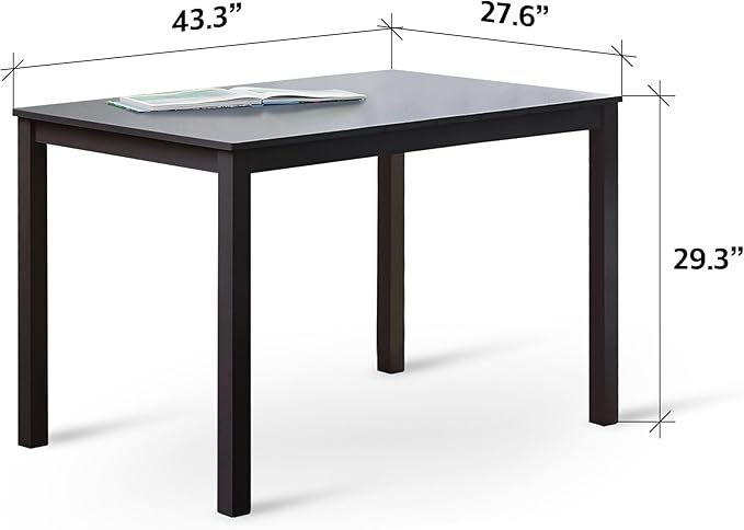 Livinia Seattle 5-Piece Wooden Dining Table Set - Image 2