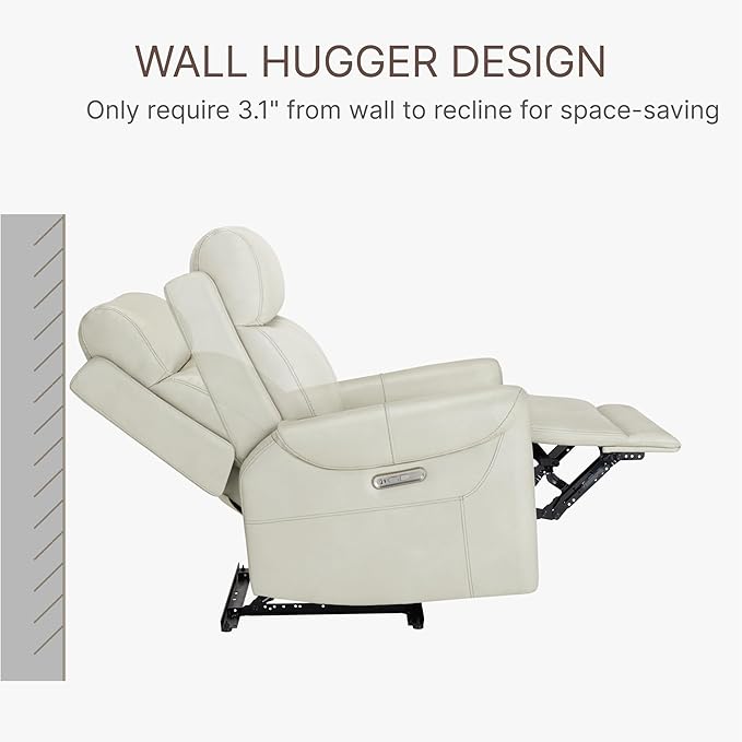 Leather Recliner Chair for Adults Wall Hugger RV Recliner - Image 4