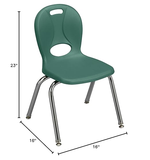 Learniture Structure Series School Chairs, LNT-114-CSW-GN - Image 3