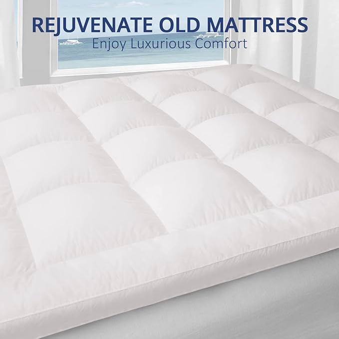ELEMUSE 1300 GSM Overfilled Mattress Topper Queen - Image 8