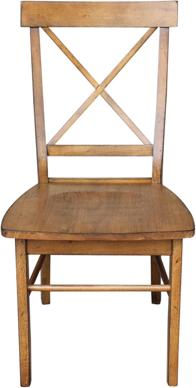 International Concepts Set of Two X-Back Dining Chair - Image 6