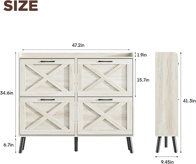 Maupvit Large Shoe Storage Cabinet - Image 2