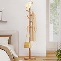 Solid Wood Coat Rack Freestanding Coat Tree by Taitiy