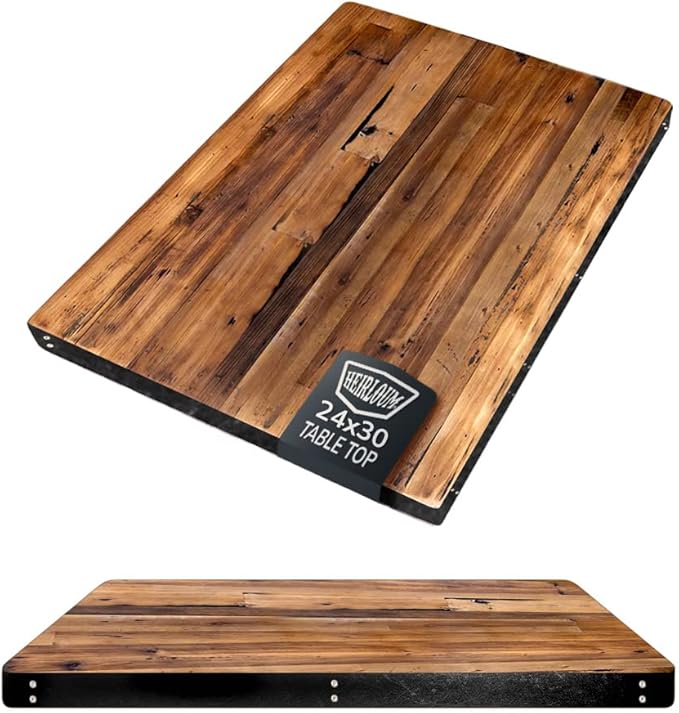Reclaimed Wood Table Top by Heirloum