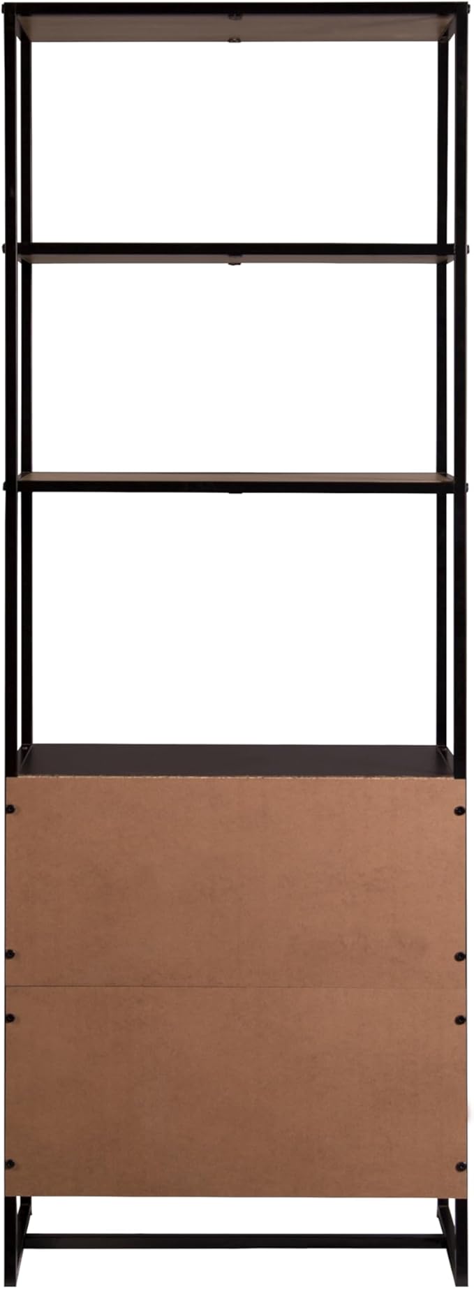 AC Pacific Bali Coastal Modern 6 Tier Bookshelf - Image 5