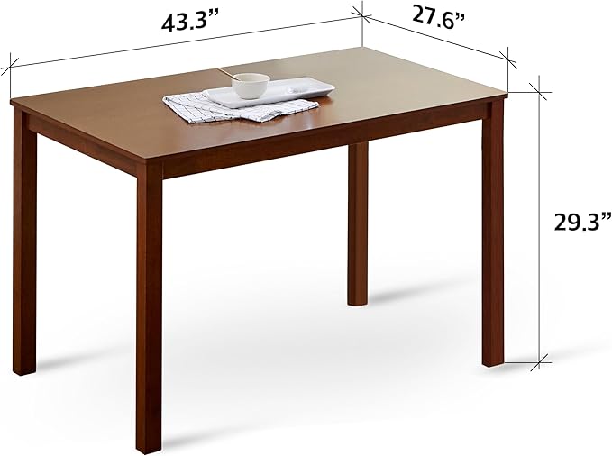 Livinia Seattle 5-Piece Wooden Dining Table Set - Image 2