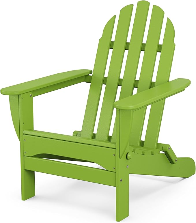 POLYWOOD AD5030LI Classic Folding Adirondack Chair, 29W x 35D x 34H by POLYWOOD
