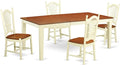 East West Furniture QUDO5-WHI-W 5 Piece Dinette Set by EastWestFurniture